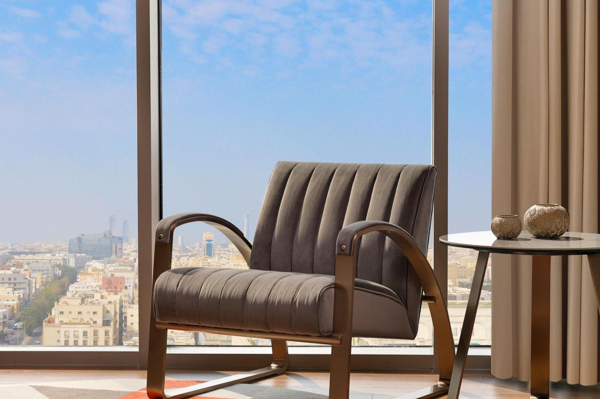 Jeddah Marriott Hotel Madinah Road Eksteriør bilde The 3D rendering of the interior of the apartment